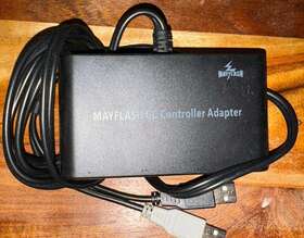 Gc-adp-wii-4port Mayflash Used 4 Ports Gamecube Controller Adapter For Wii U Pc Super Smash Bros
