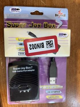 X002186dr7 Mayflash May Flash Super Joy Box 7 15 Pin Joystick Converter To Usb Game Port Adapter