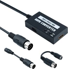 Mt-010124 Mcbazel Hdmi Adapter For Sega Genesis Model 1/2/3 Hdtv Multifunctional Vide