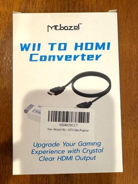 Waii-000005 Mcbazel Wii To Hdmi Adapter Converter Full Hd 1080p Video
