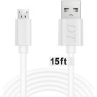 15ftextra Micro5mw Micro Usb Charging Cable Long Xbox One Durable 757450686406