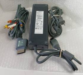 Adapter.0a211374965737 Microsoft 155-005 Xbox 360 Power Supply And Hd Av Cables Oem