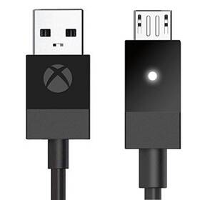El-pn-47325940 Microsoft Official Usb Charging Cable For Xbox One Black Bbq014 Very Good