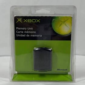 K02-00005 Microsoft New Memory Unit Black For Original Xbox