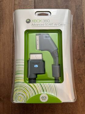 X801258-101 Microsoft Xbox 360 Official Rgb Scart Cable Brand New