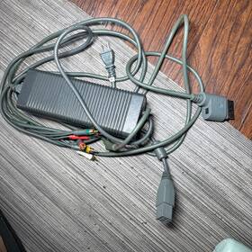 X808118-015 Microsoft Xbox 360 Power Supply Brick Ac Adapter A/v Cables Model Dpdn-186eb A