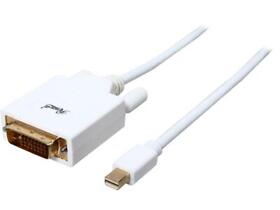 Rcdc-14018 Mini Display Port To Dvi Cable White 6 Feet Dp