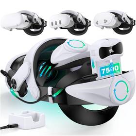 Mocagen 977435104259 Head Strap For Meta Quest 3s/quest 3 With Digital Display Battery And Charg Inch