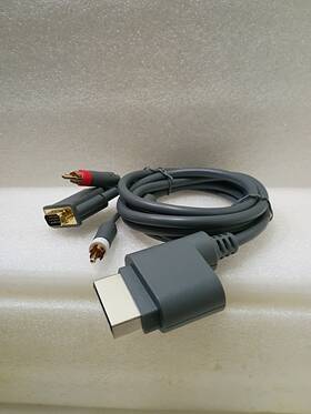 424174010 Monoprice Hd Vga Audio/video 6 Foot Cable For Microsoft Xbox 360