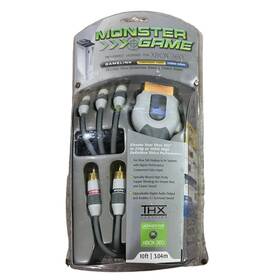 127507-00 Monster Cable Gamelink Component Video And Stereo Audio Kit For Xbox 360 - 10 Ft