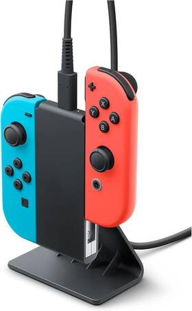 Muewoey 614166457174 Joycon Charging Stand Two - Way 2 Switch Joy Con Controller Charger