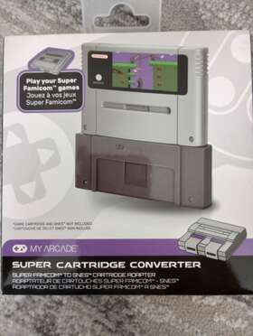 Dgun-2974 My Arcade Super Cartridge Converter Adapter For Nintendo Famicom To Snes