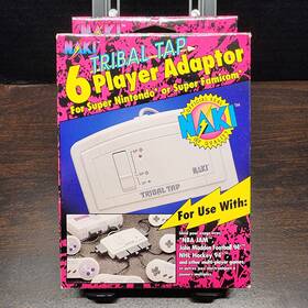 Naki 096407557261 Tribal Tap 6 Player Adaptor For Super Nintendo Or Famicon In Box