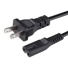 Neortx 634769969980 Power Cable 5ft Standard 2-slot Ac Adapter Cord 2 Prong Figure 8