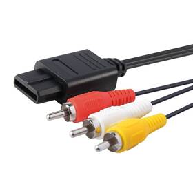 8541744234 Neortx N64 To Rca Cable 6ft 1.8 Meters Composite Av Audio Video Cords
