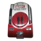 88350 New Mad Catz Optical Cable For Sony Play Station 3 Ps3 9.8ft 3m Pro Series