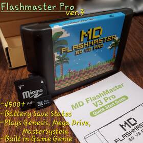 New Version 3 883148580302 Adapter Converter Mega Drive Genesis. 4500 Game Genie. Batt Save
