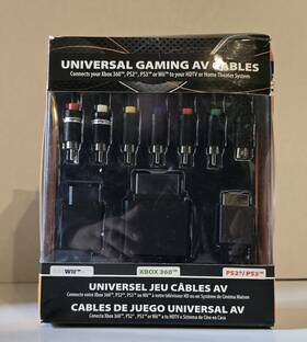 Nintendo 023003421535 Turbo Gaming Universal Hd Component Audio And Video Cable Wii Xbox 360 Ps3 New