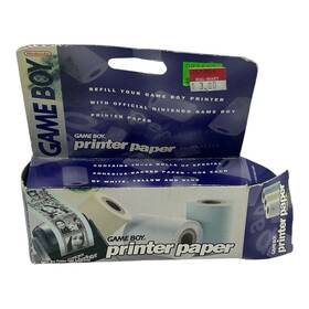 Nintendo 045496720131 Game Boy Printer Paper 3 Factory Sealed Rolls In Original Open Box 1998