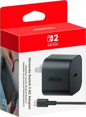 Nintendo 045496884772 Switch 2 Ac Adapter 2025 Release Brand New Factory Sealed Black