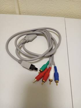 1238789 Nintendo Wii Rv Component Video Cable Used