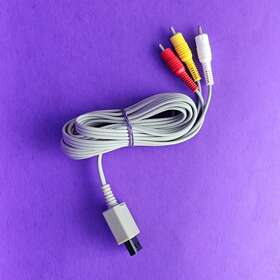 538162 Nintendo Official Wii Video Cable Authentic Oem Av Rca 3 Console Composite