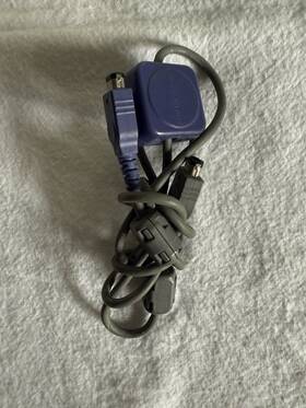 5435645653 Nintendo Official Oem Gameboy Advance Link Cable Multiplayer Gba Tested