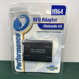 Nintendo 741948300929 N64 Rfu Adapter Performance 64 Tv Rf Switch Snes Compatible