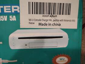 Nintendo 762691000638 Ac Power Adapter For Wii U - Gray