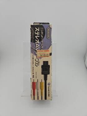 Shvc-008 Nintendo 902370501162 Official Av Stereo Video Cable Boxed For Super Famicom Gc