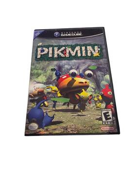 96002 Nintendo Pikmin Black Label Game For Gamecube 2001 No Disc Manual Case Only