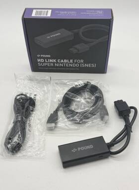 B07b3vcy5m Nintendo Pound Hd Link Cable For Original Super Snes - Hdmi 720p Rgb With Power