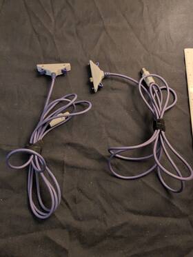 Dol-0111 Nintendo Official Gameboy Advance Cable Gamecube Connection Gba Link Oem X2