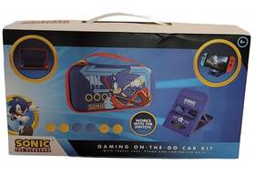 Gam678211-blu Nintendo Switch Sonic The Hedgehog Gaming On Go Car Kit Brand New