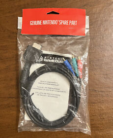 2245363 Nintendo Game Cube Official Component Cable Oem Extremely Rare Sealed Brand New