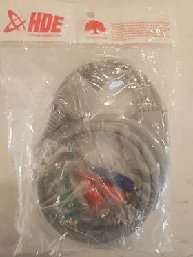 Gbe807 Nintendo Wii Component Audio Video Cable Hd Av For And U