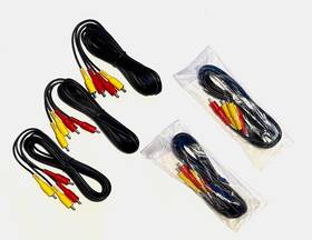 Pn208 Nintendo Lot Of 5 Original Nes Vintage Av Cable Audio Video Composite Oem Pn 208