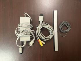 Rvl002rvl009rvl014 Nintendo Genuine Wii Power Cord Av Cable And Sensor Oem Original Bar Bundle