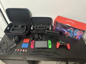 Xaw10005542139 Nintendo 2017 Switch Pro Controller Accessories 5 Games 128gb Micro Sd