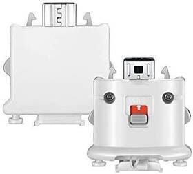 Nopoino 606346001963 2 Pack Wii Motion Plus Adapter With White Set