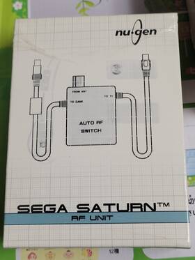 Nu-gen 034350000453 Sega Saturn Rf-unit 1996 Brand New Factory Boxed Hong Kong Ss Import