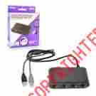 Nxgc-764 Ttx Tech New Wii U 4 Port Gamecube Controller Adapter 3 Ft Usb Cord 849172004764