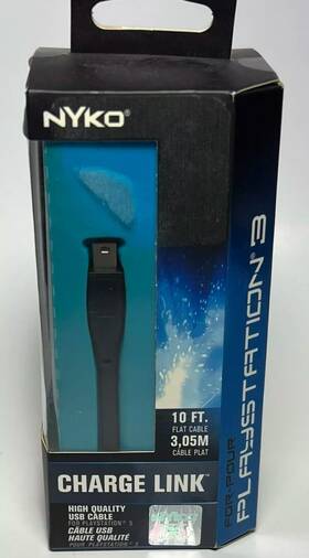 83000-z27 Nyko Sealed In Box Charge Link High Quality Usb Cable For Playstation 3 - 10ft