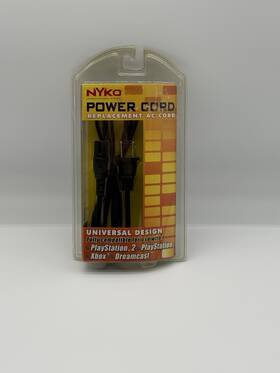 80017-h17 Nyko Technologies Replacement Ac Power Cord Ps2 Playstation Xbox Dreamcast New Sealed