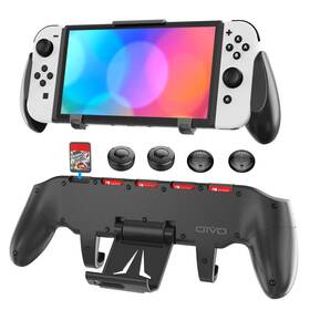 Oivo 769891253789 Switch Grip With Upgraded Adjustable Stand Compatible Nintendo &