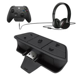 Olclss 732214677234 Stereo Headset Adapter For Xbox One Black 3.5mm Audio Jack Compatible With