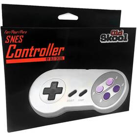 Old Skool 630158471928 Super Nintendo Snes - Gray Wired Controller 6&apos Cable