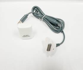 Os-2284 Old Skool Charging Cable And Battery Pack For Xbox 360 - White Ob