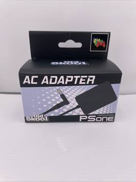 Os-7333 Old Skool Ac Power Charger Adapter For Slim Playstation One Psone