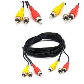 8541744271 Padarsey Rca 5ft Audio/video Composite Cable Dvd/vcr/sat 3 Male To